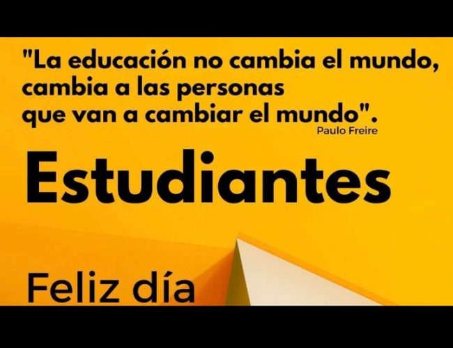 Saludo día del Alumno