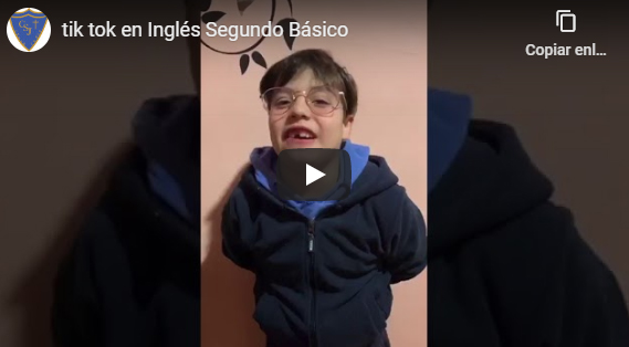Segundo Básico Tik tok Inglés