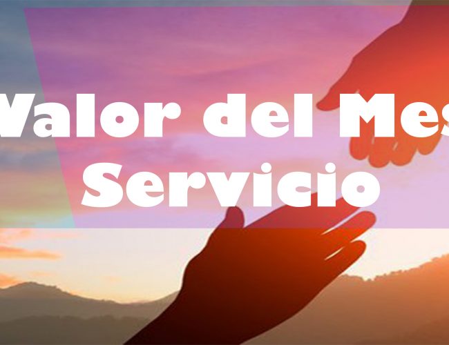 valor del mes de Junio Servicio y Obediencia
