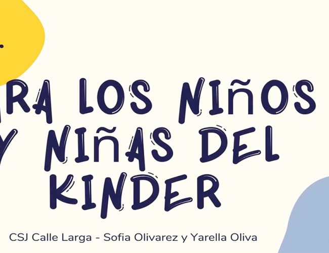 Felicitaciones a las Familias de Kínder