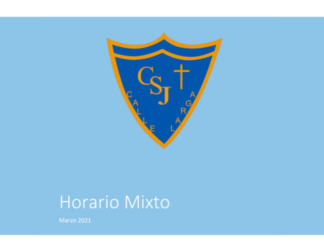 HORARIO MIXTO 2021