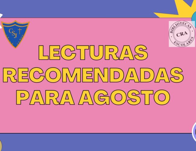 Lectura Recomendadas mes de agosto